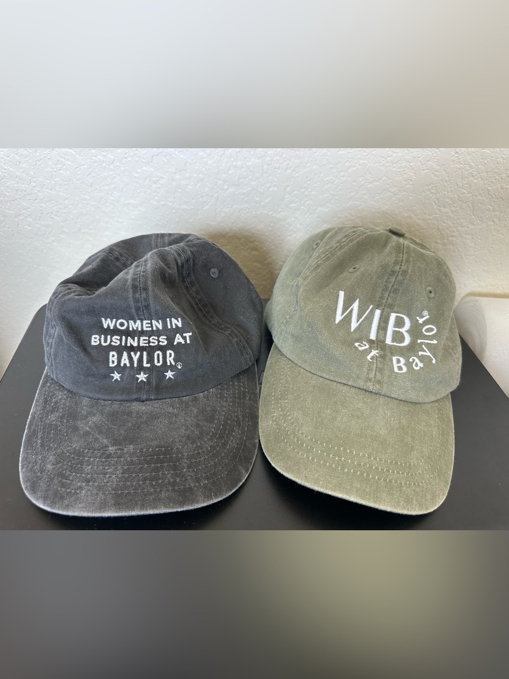 Baylor women in business Washed style Baseball Caps-set